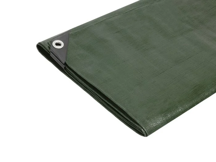 Green/Brown Heavy Duty Tarpaulin