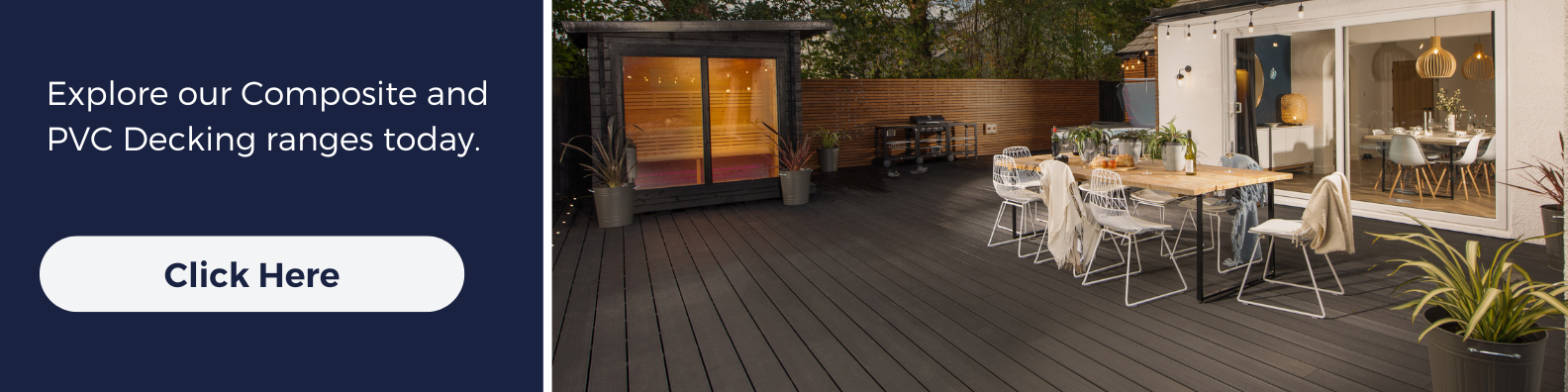 Explore our Cladco Composite and PVC Decking ranges today