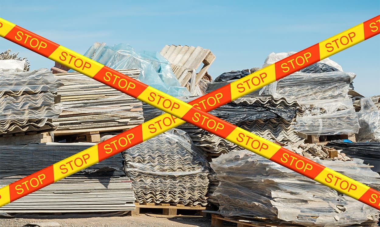 Specialist disposal sites are available to safely dispose of any Asbestos materials after removal