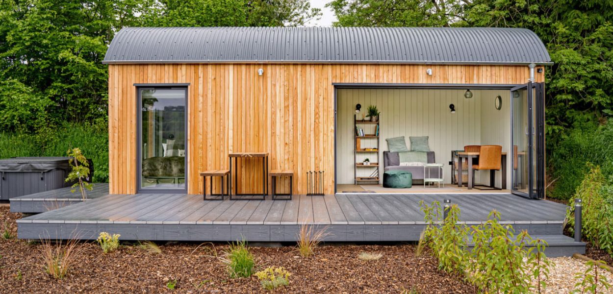Cladco Ash Grey Premium PVC Decking area