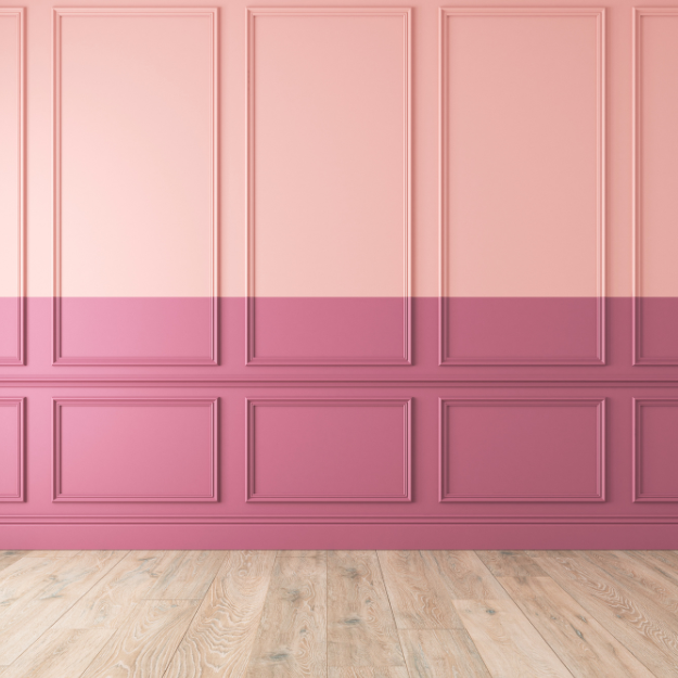 You don't always have to stick to the same shade with raised wooden panels You don't always have to stick to the same shade with raised wooden panels