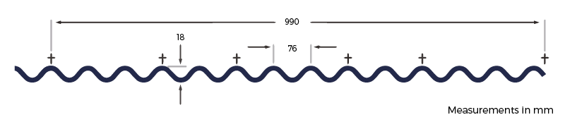 13/3 Corrugated Diagram
